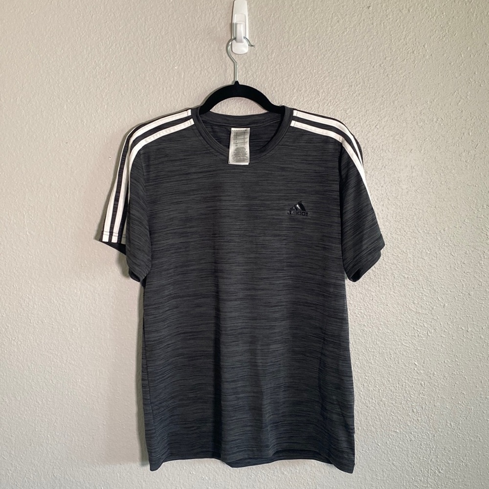 Unisex Grey Adidas Tee Shirt